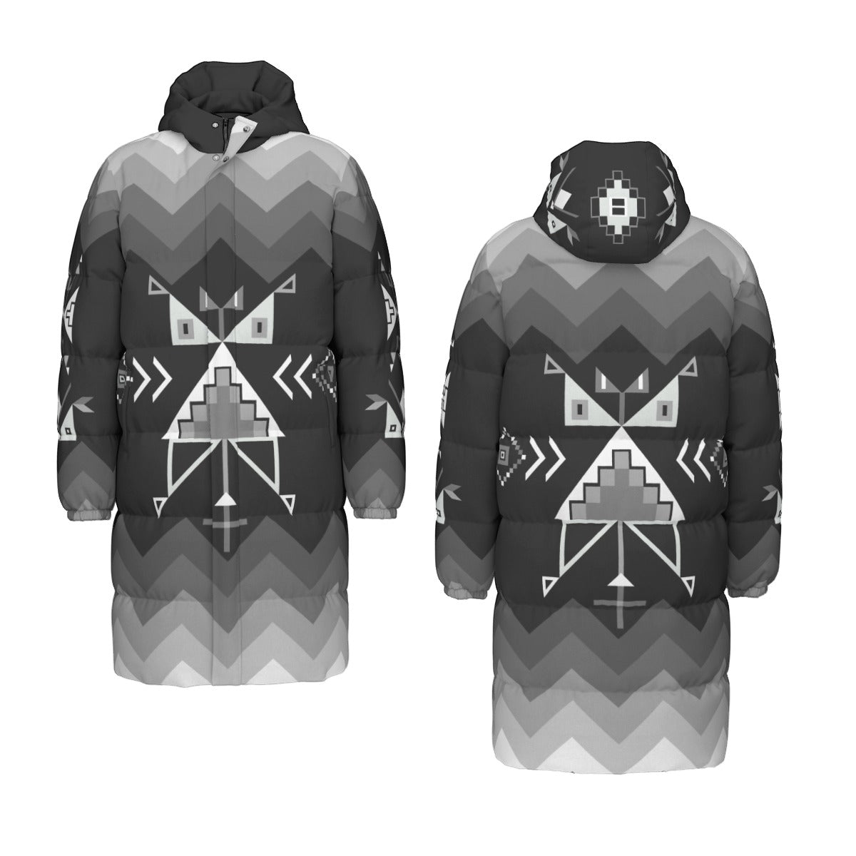Owl Watcher Unisex Long Down Jacket