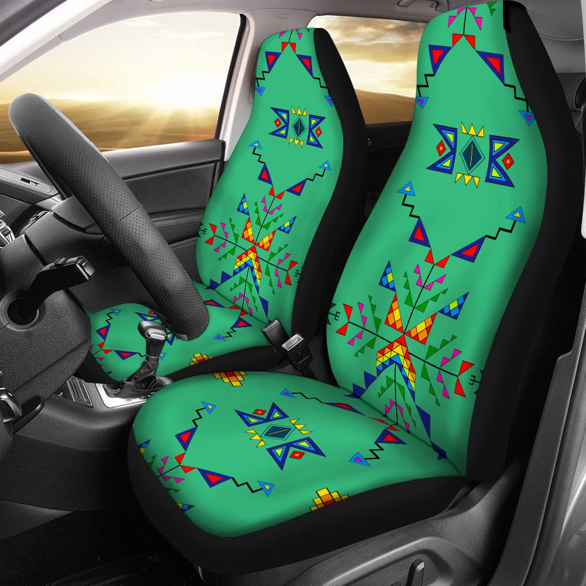 Buffalo Jump Sage Universal Car Seat Cover With Thickened Back