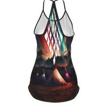 Load image into Gallery viewer, When the Sun Cried 2 Criss-Cross Open Back Tank Top
