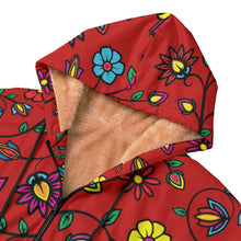 Load image into Gallery viewer, Nature&#39;s Nexus Red Kid&#39;s Plush Windbreaker
