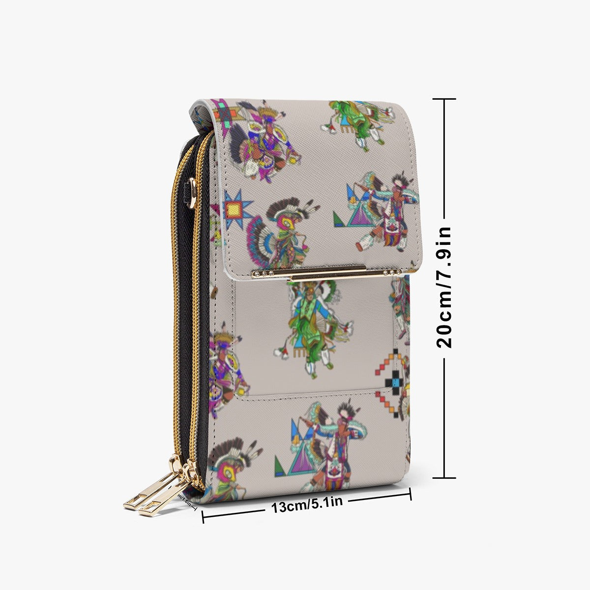 Men's Fancy Dancers Muslin Mobile Phone Chest Bag