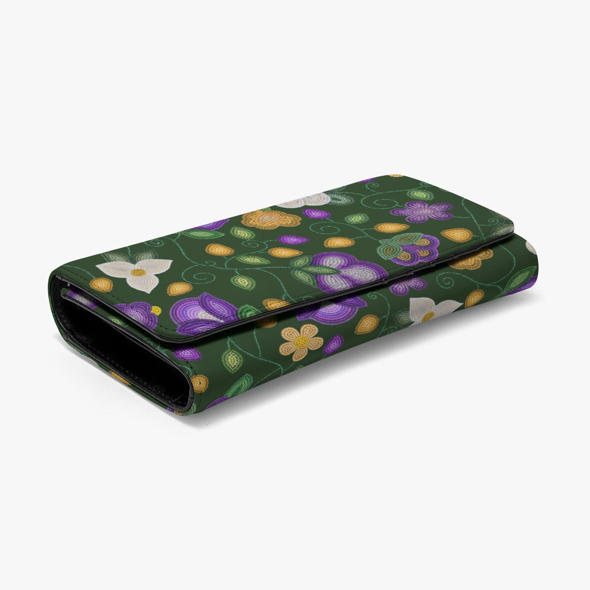 Midnight Moss Bloom Forest Wallet