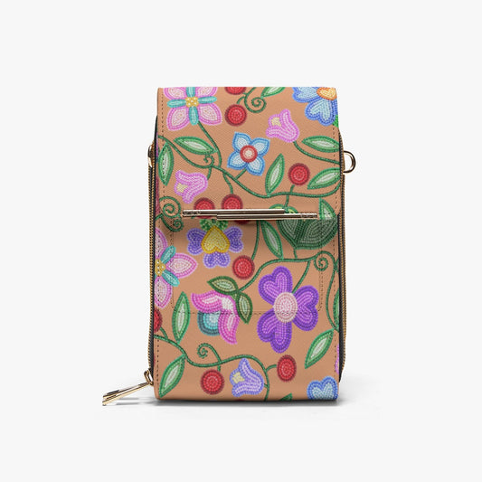 Petal Harmony Terracotta Phone Bag