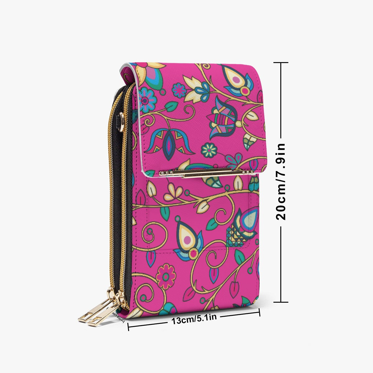 Thorny Path Pink Mobile Phone Chest Bag