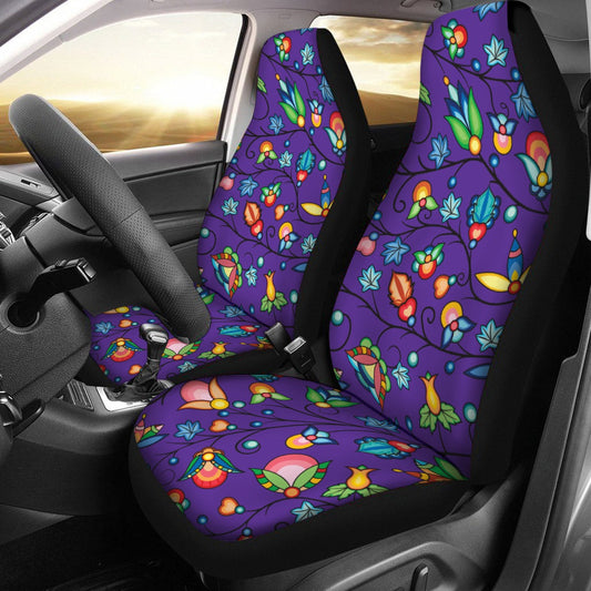 Prairie Plains Spirit Mighnight Purple Universal Car Seat Cover With Thickened Back