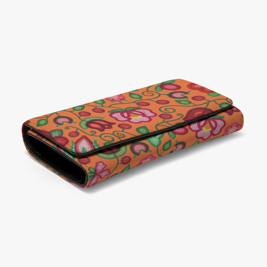 Rose Reverie Orange Wallet