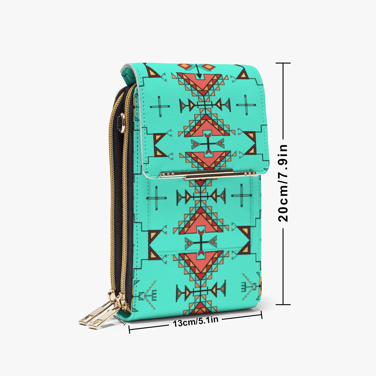 Thunder Flight Turquoise Mobile Phone Chest Bag