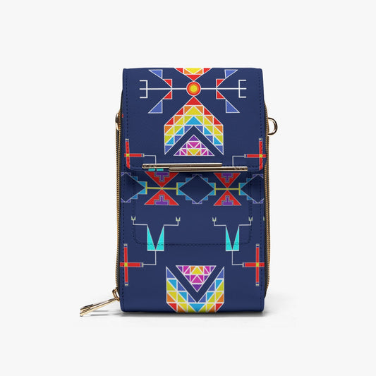 Rainy Chief Rainbow Night Lake Mobile Phone Chest Bag
