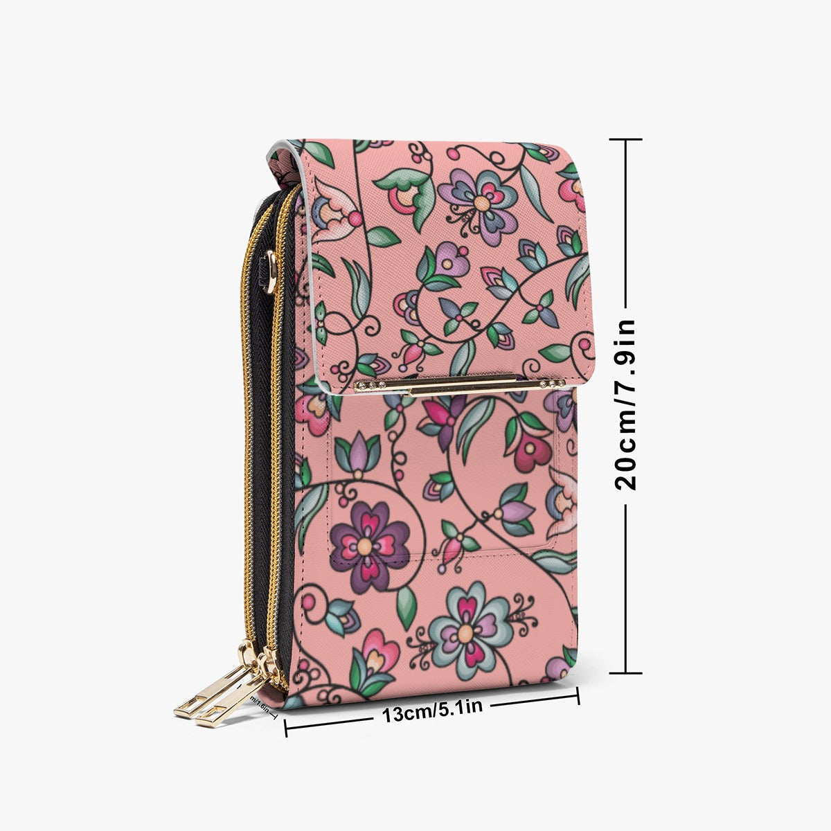 Amber Evening Garland Peach Phone Bag