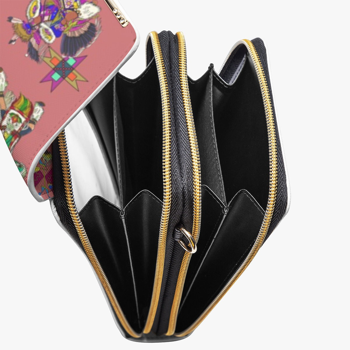 Men's Fancy Dancers Terra Cotta Mobile Phone Chest Bag