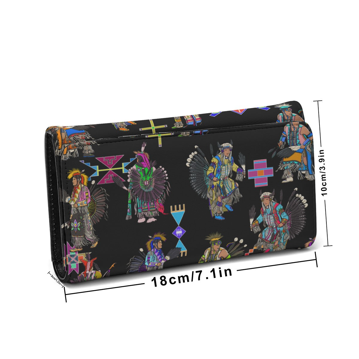 Men's Tradish Dancers Black Foldable Wallet