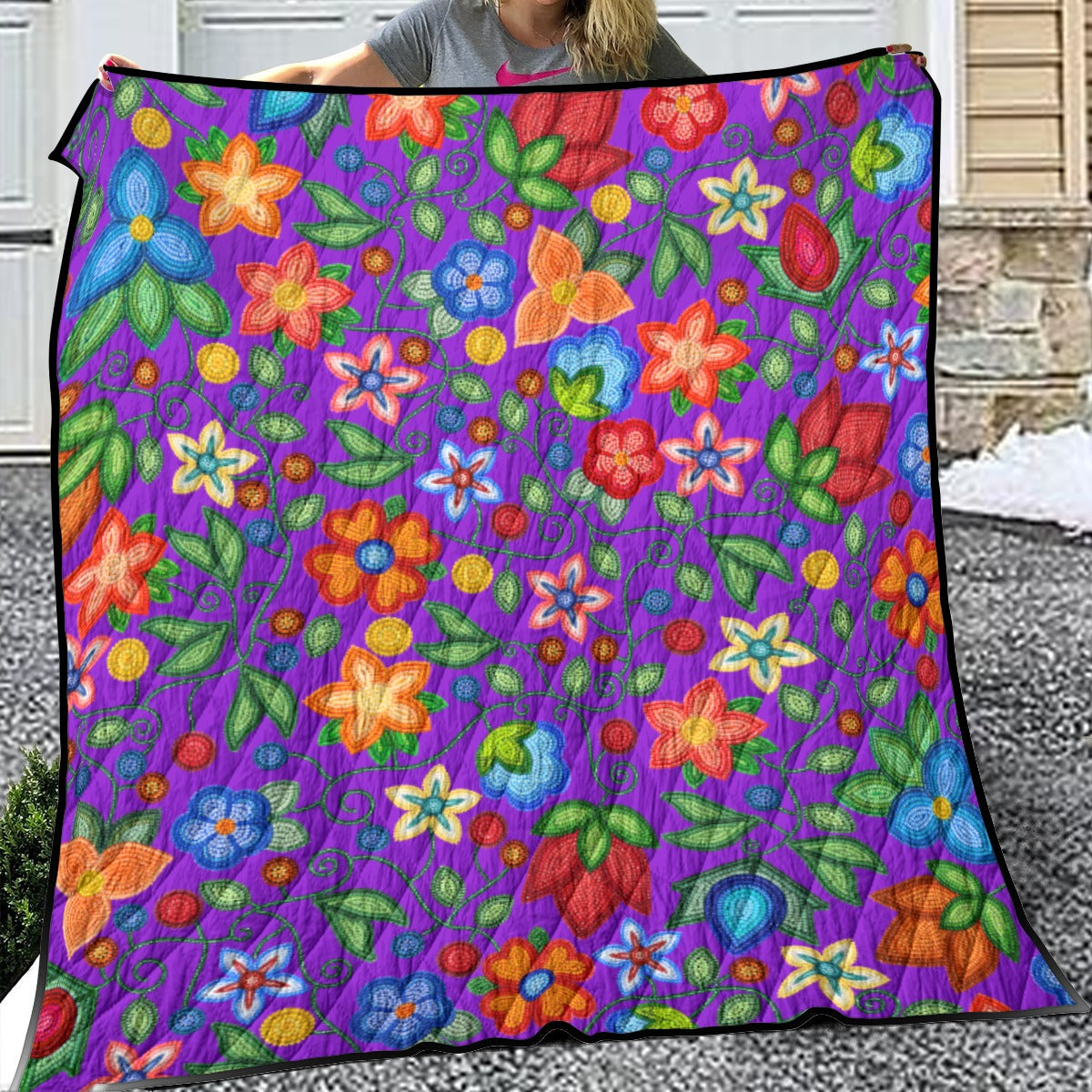 Morning Harmony Purple Lightweight & Breathable Quilt