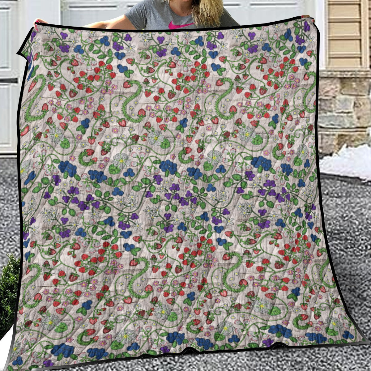 Grandmother Stories Bright Birch Lightweight quilt