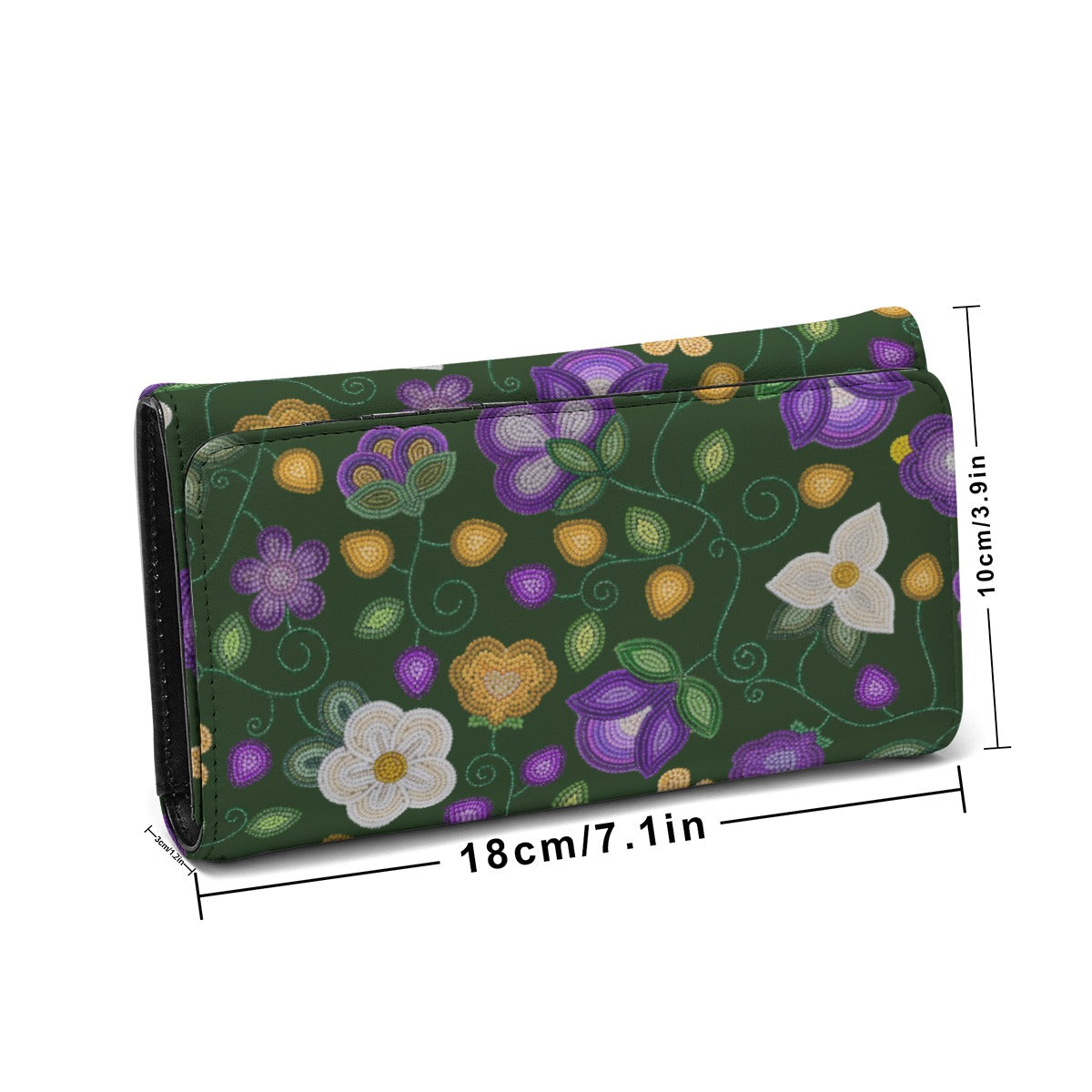 Midnight Moss Bloom Forest Wallet
