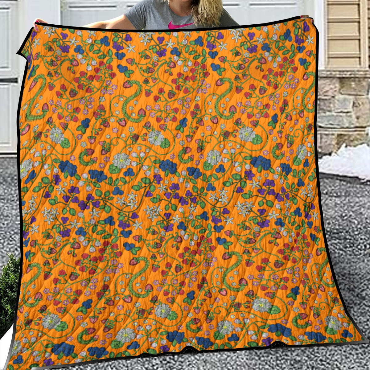 Grandmother Stories Carrot Lightweight Quilt