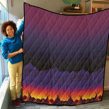 Load image into Gallery viewer, Teepees Northern Lights Lightweight Quilt
