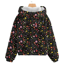 Load image into Gallery viewer, Nipin Blossom Midnight Kid’s Borg Fleece Hoodie With Ear
