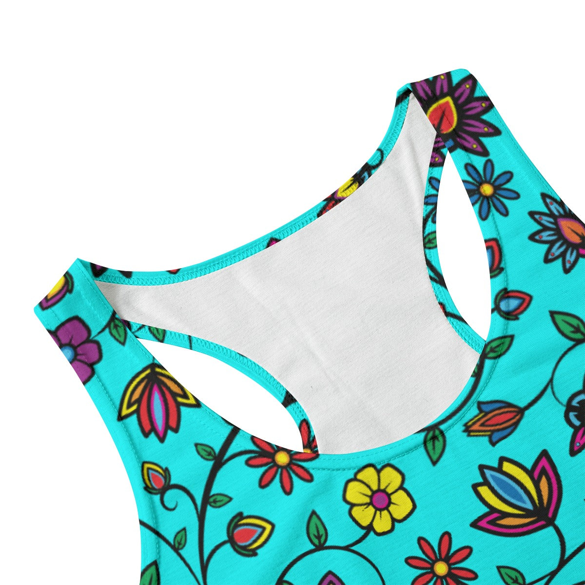 Nature's Nexus Turquoise Eco Tank Top