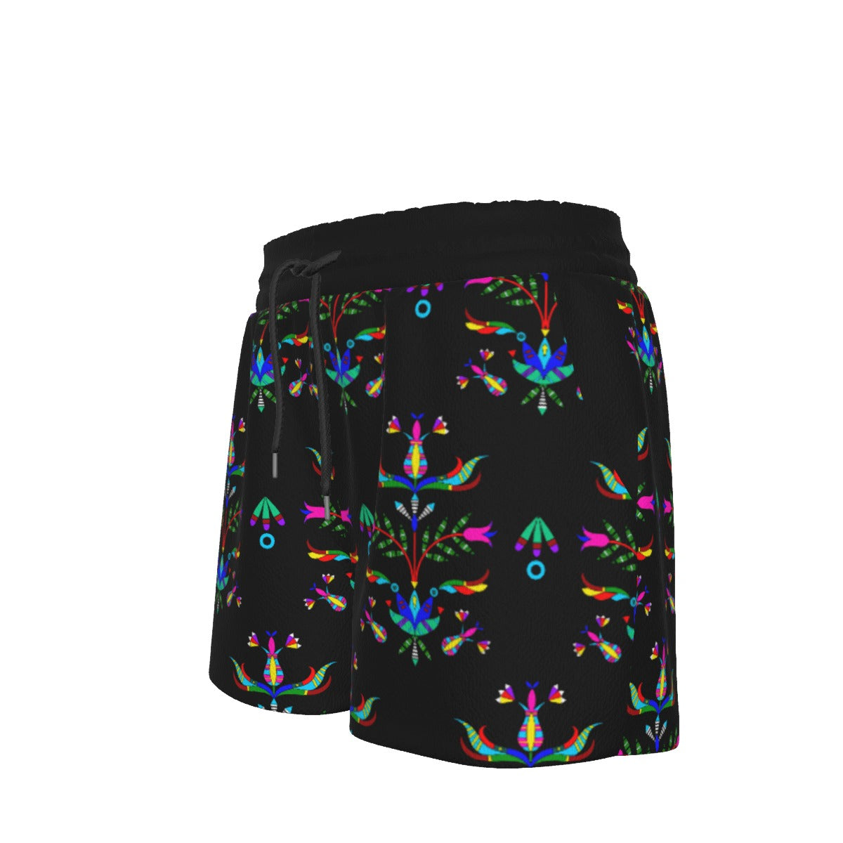 Dakota Damask Black Women's Shorts