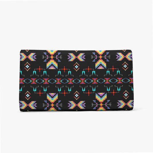 Rainy Chief Rainbow Black Wallet
