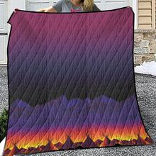 Load image into Gallery viewer, Teepees Northern Lights Lightweight Quilt
