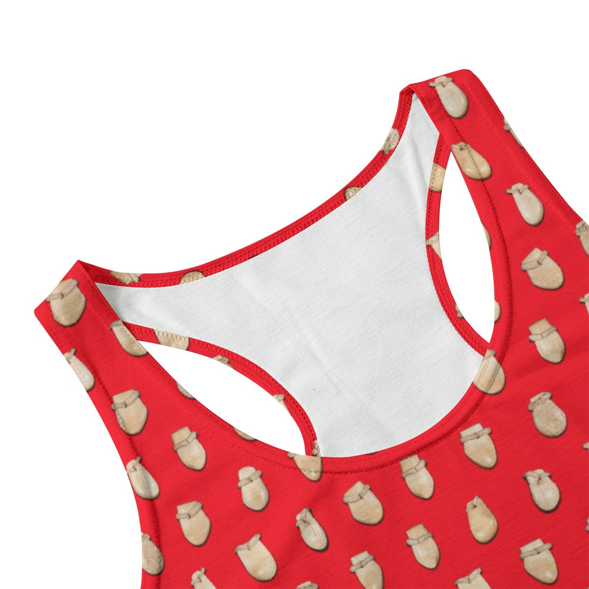 Elk Teeth on Red Eco Tank Top