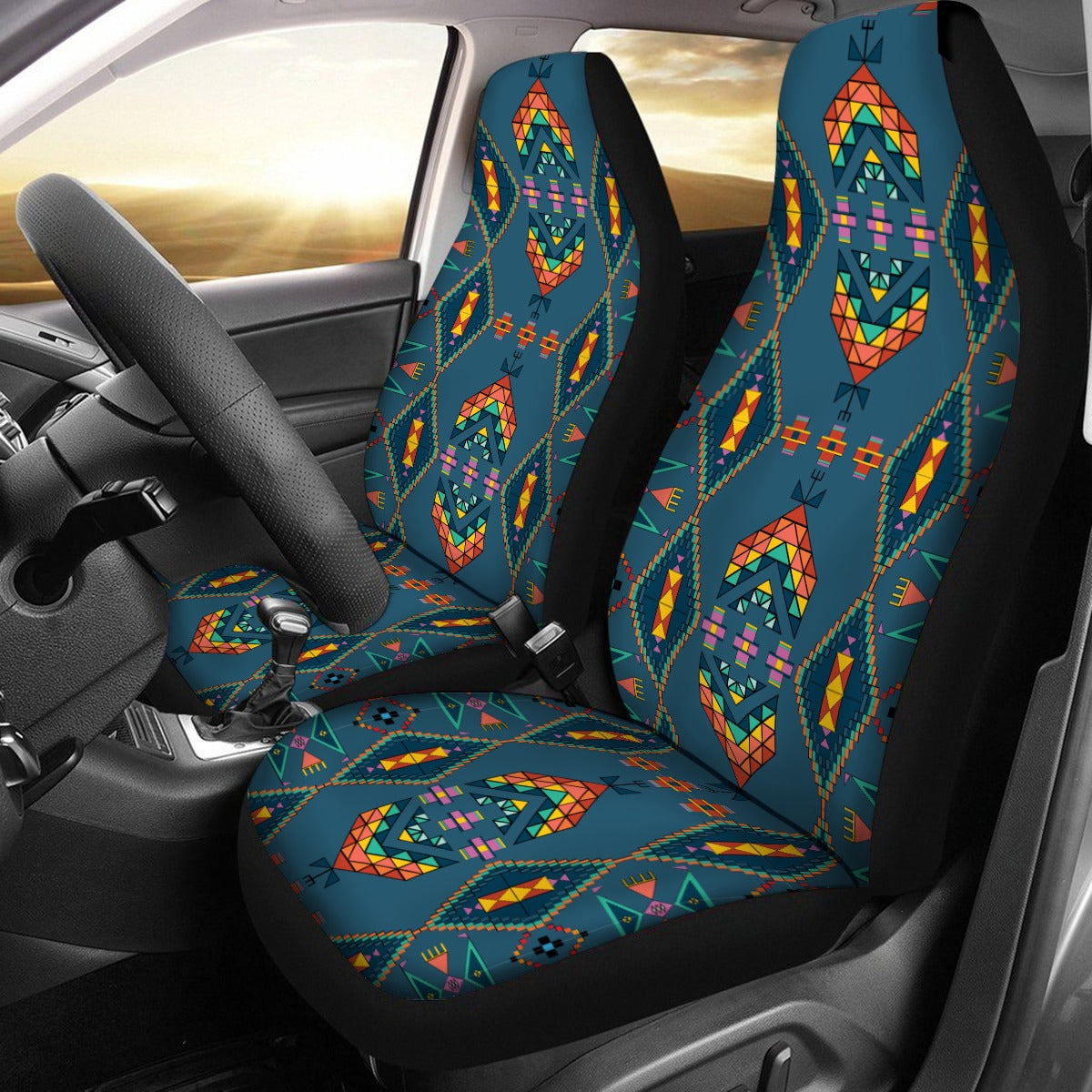 Travois Tipi Deep Lake Universal Car Seat Cover With Thickened Back