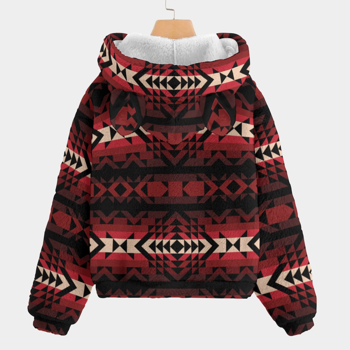 Black Rose Youth Hoodie With Ears