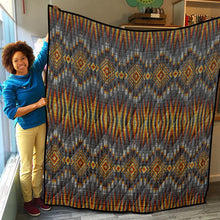 Load image into Gallery viewer, Fire Feather Grey Lightweight Quilt
