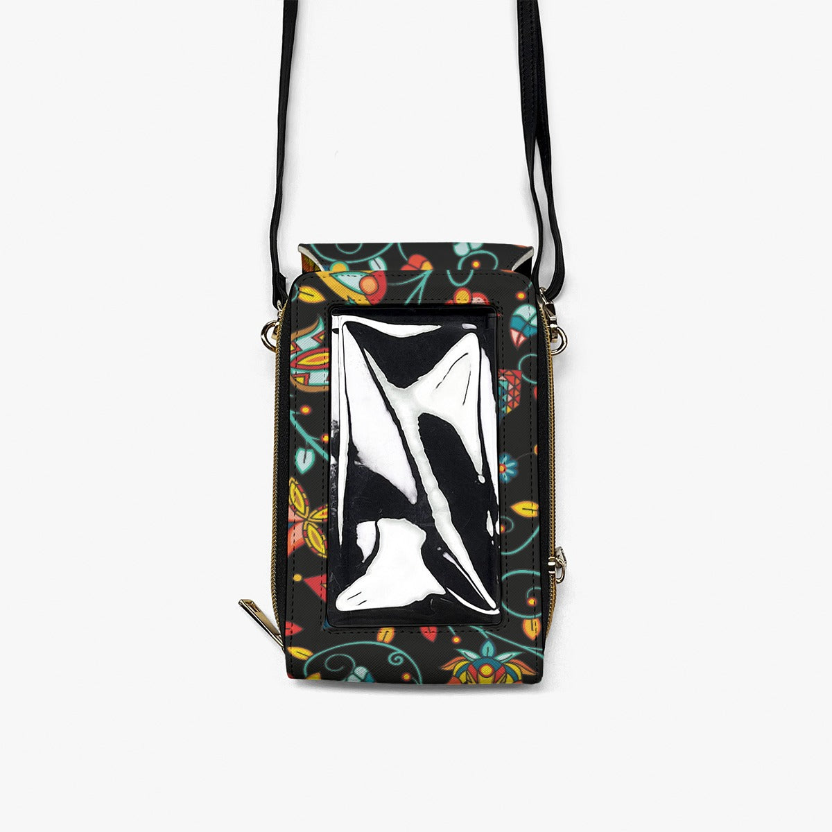 Thorny Path Black Mobile Phone Chest Bag