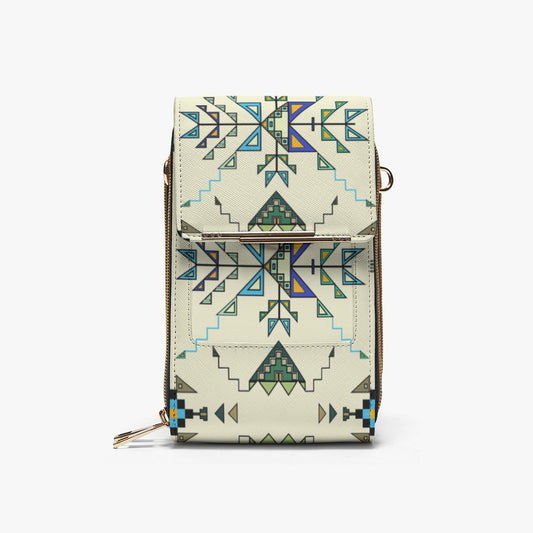 Bear Shield Cream Mobile Phone Chest Bag