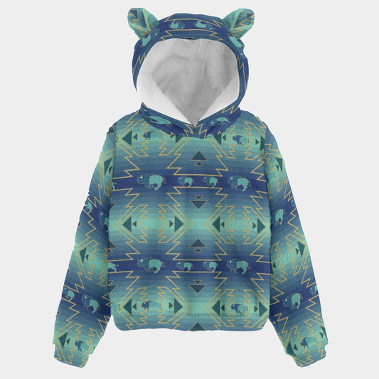 Buffalo Run Youth Hoodie With Ears
