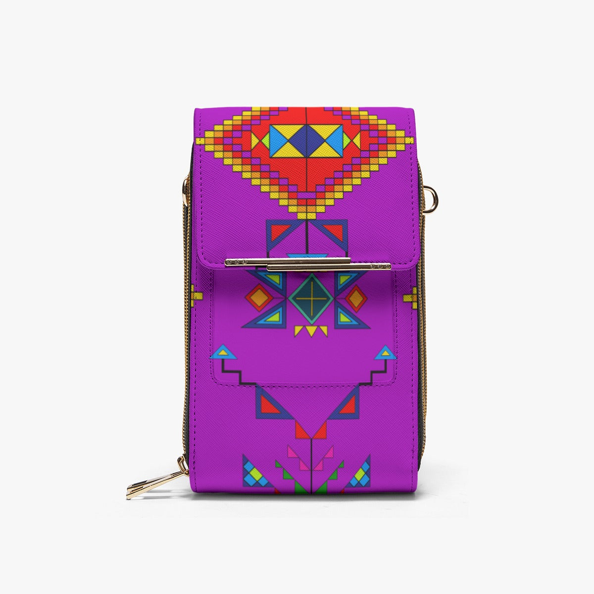 Buffalo Jump Purple Mobile Phone Chest Bag