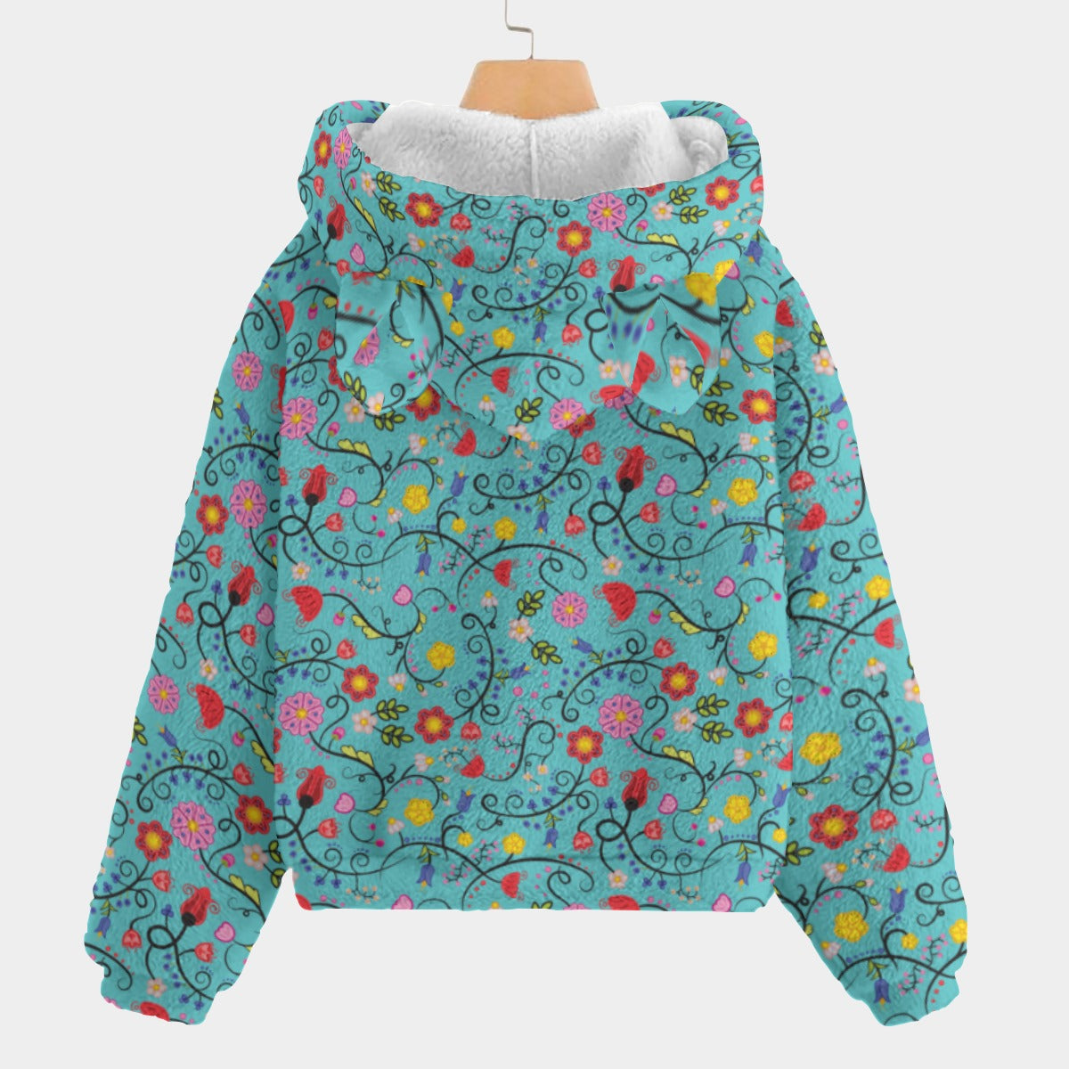 Nipin Blossom Sky Youth Hoodie with Ears