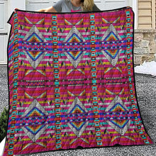 Load image into Gallery viewer, Medicine Blessing Pink Lightweight Quilt
