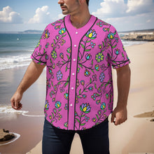 Load image into Gallery viewer, Cosmic Whisper Pastel Passion Short Sleeve Baseball Jersey
