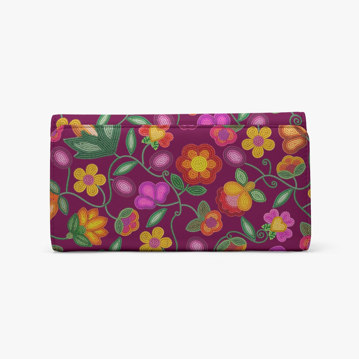 Boreal Bounty Dark Magenta Wallet