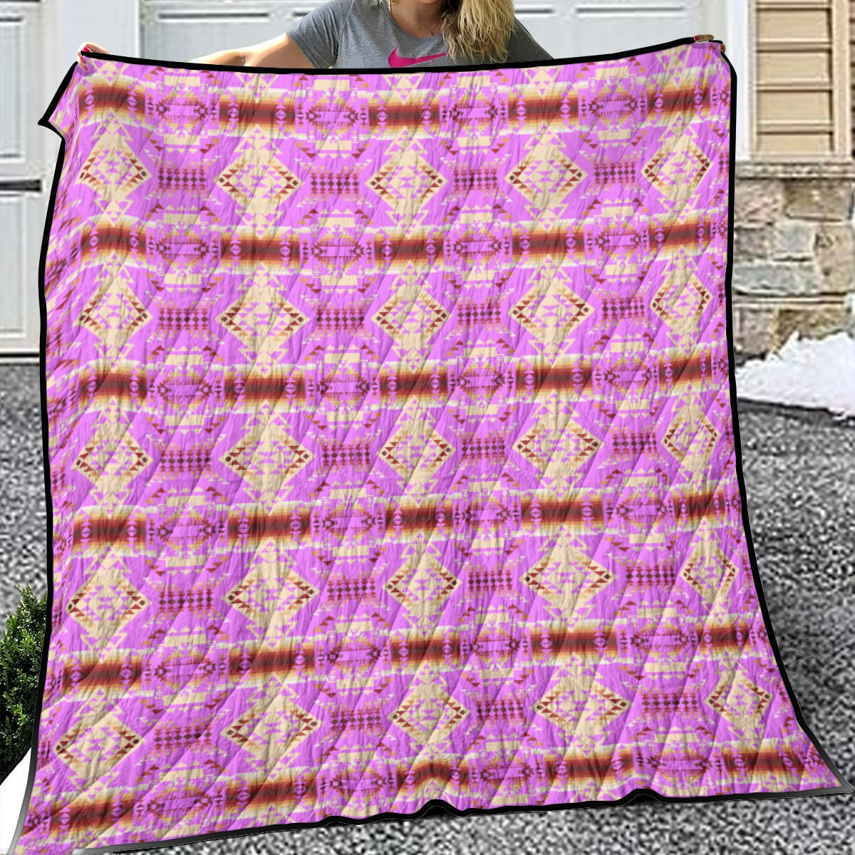 Gathering Earth Lilac Lightweight Quilt
