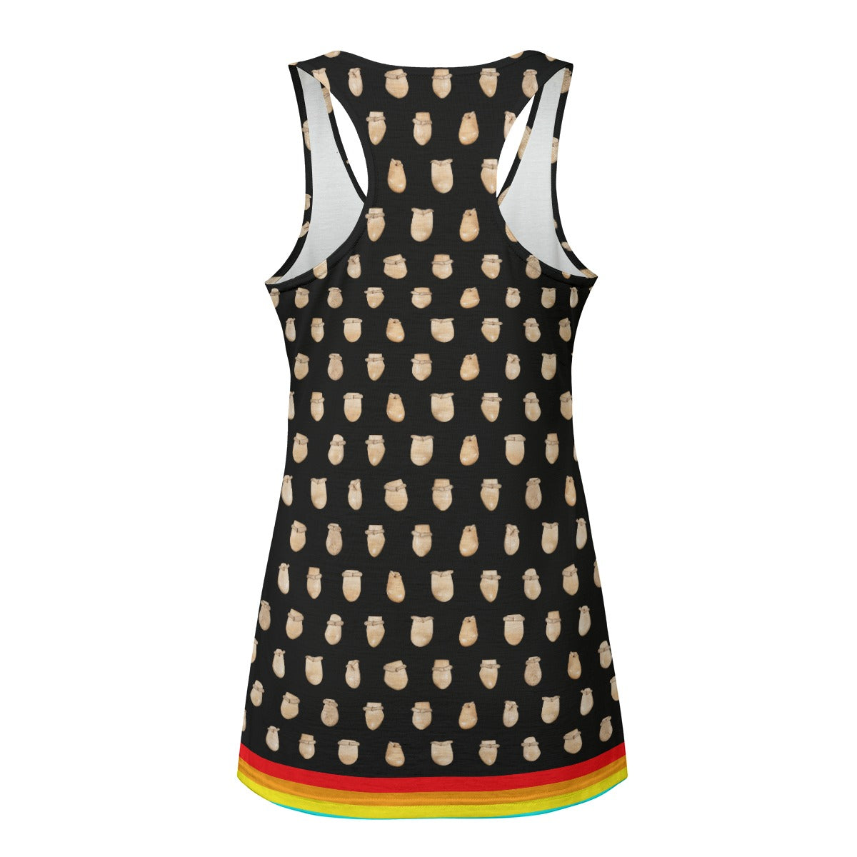 Elk Teeth on Black Eco Tank Top