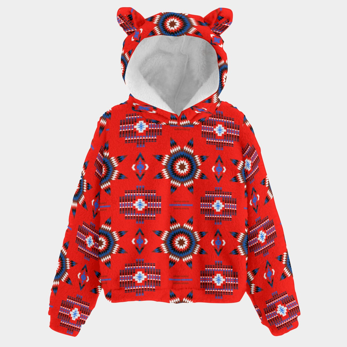 Rising Star Blood Moon Youth Hoodie with Ears