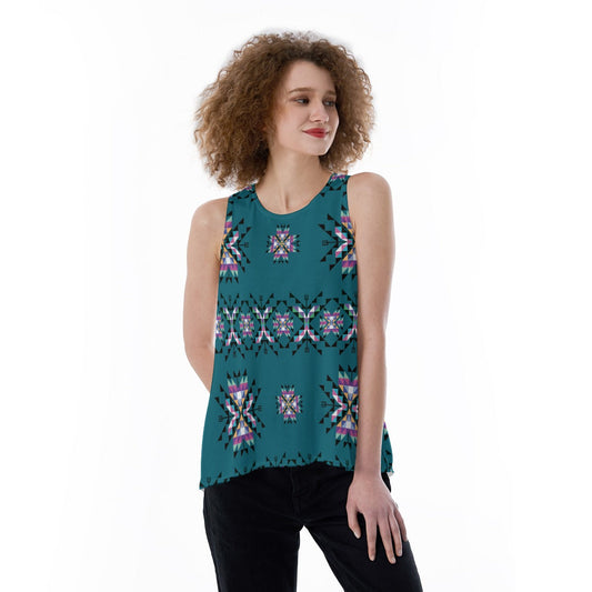 Medicine Lodge Dark Winter Split Back Tank Top