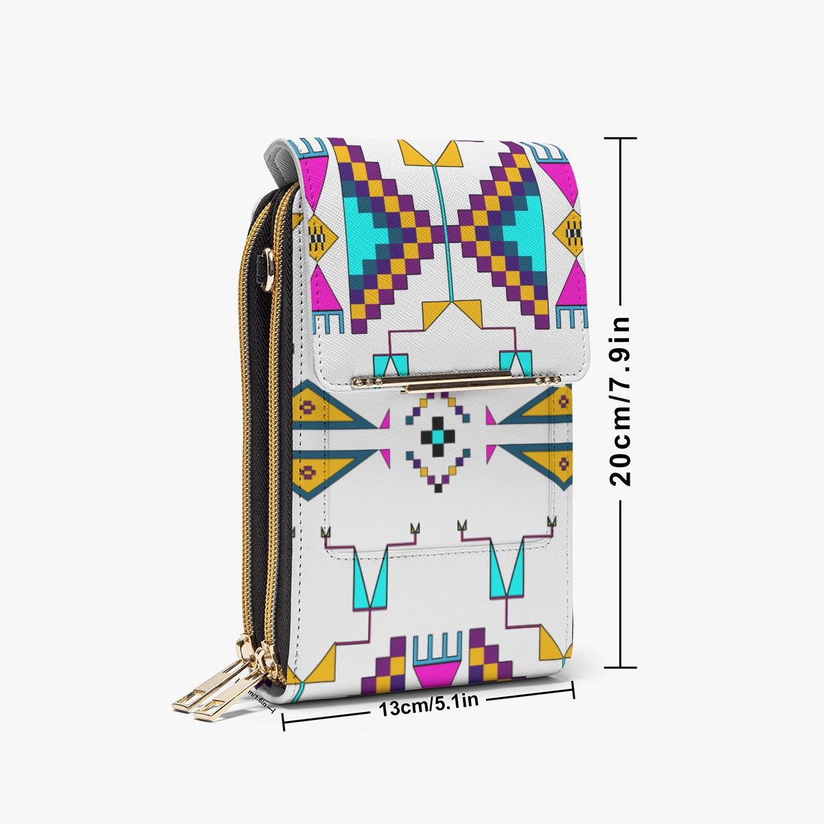 Rite of Passage White Mobile Phone Chest Bag