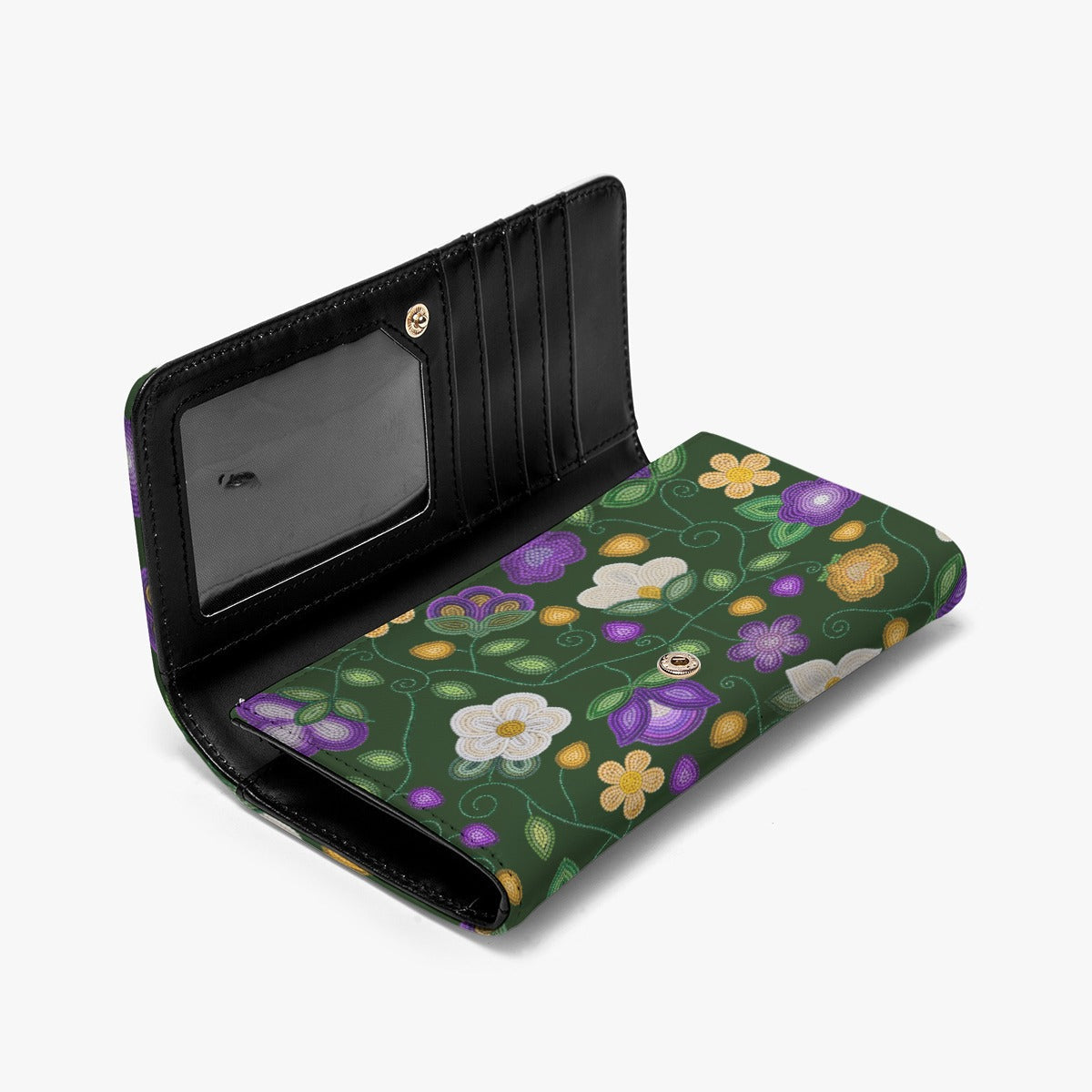 Midnight Moss Bloom Forest Wallet