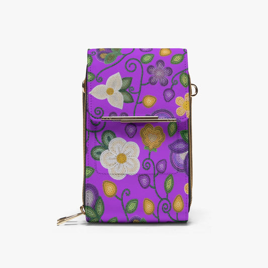 Midnight Moss Bloom Purple Phone Bag
