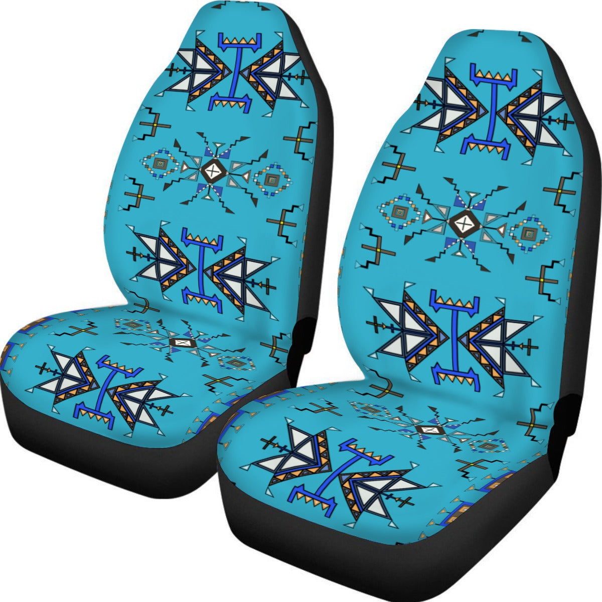 Eagle Strike Blue Universal Car Seat Cover With Thickened Back