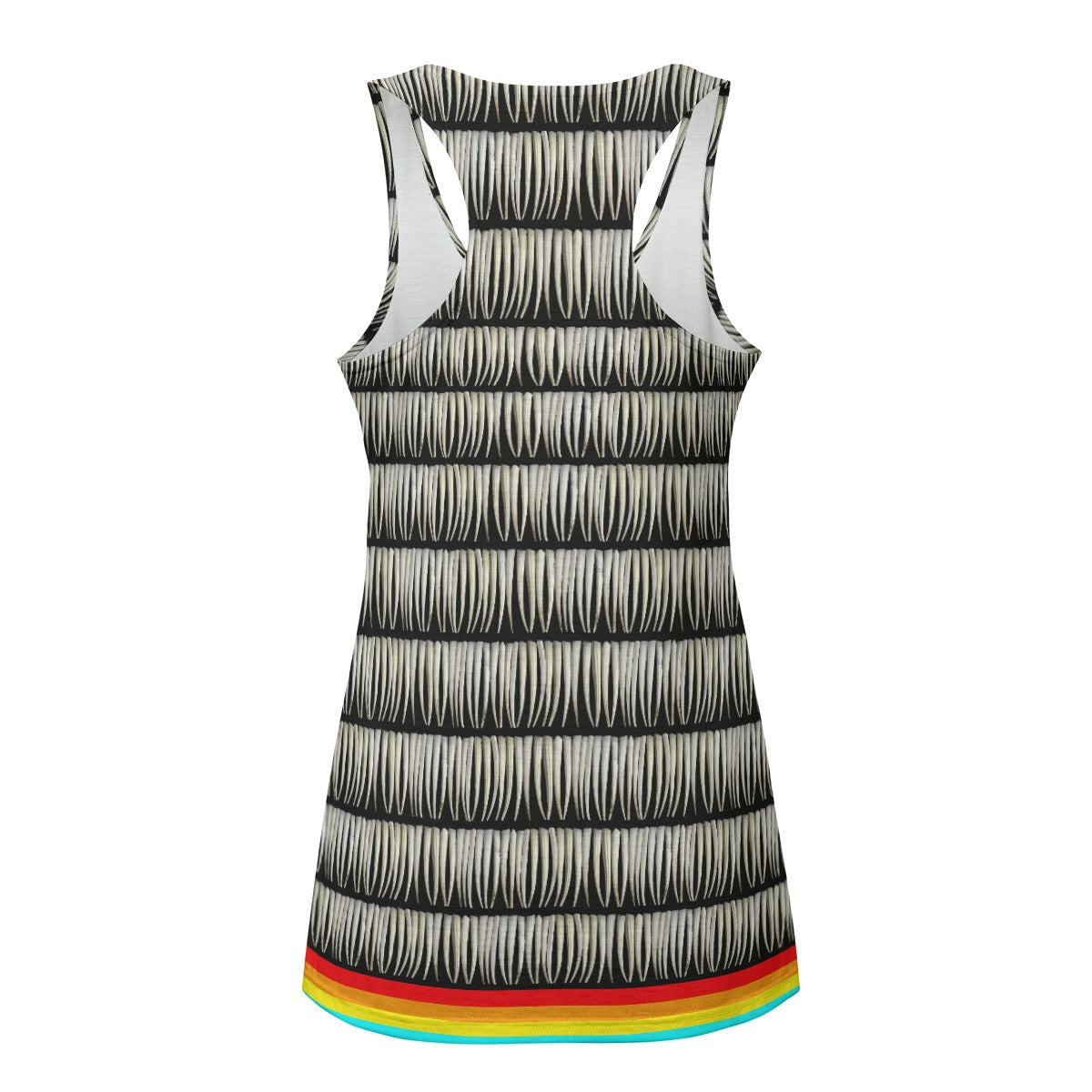 Dentalium on Black Eco Tank Top