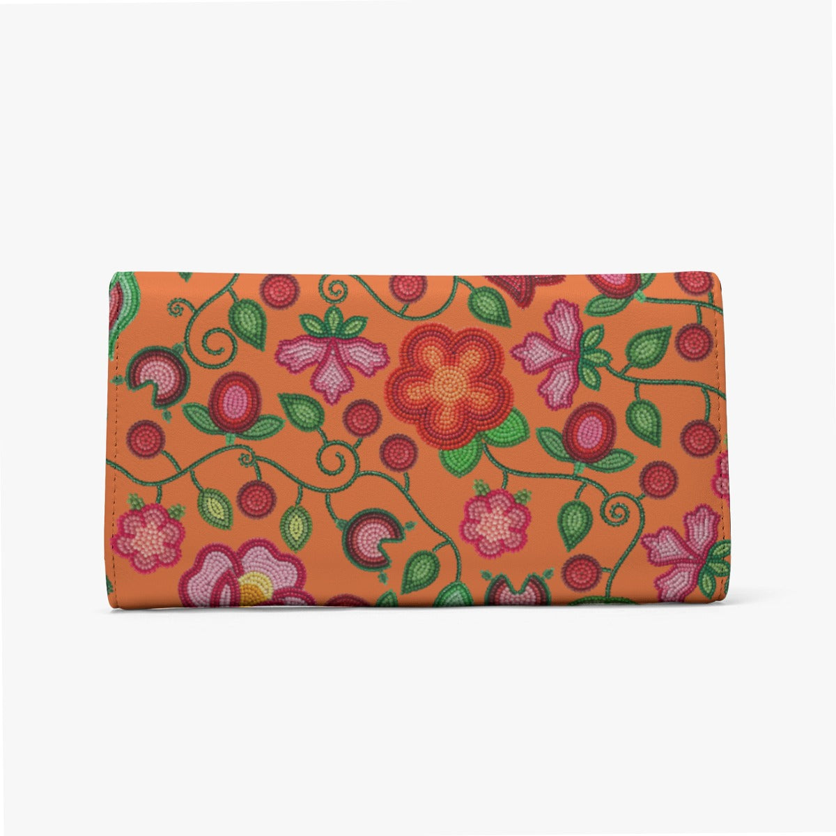 Rose Reverie Orange Wallet