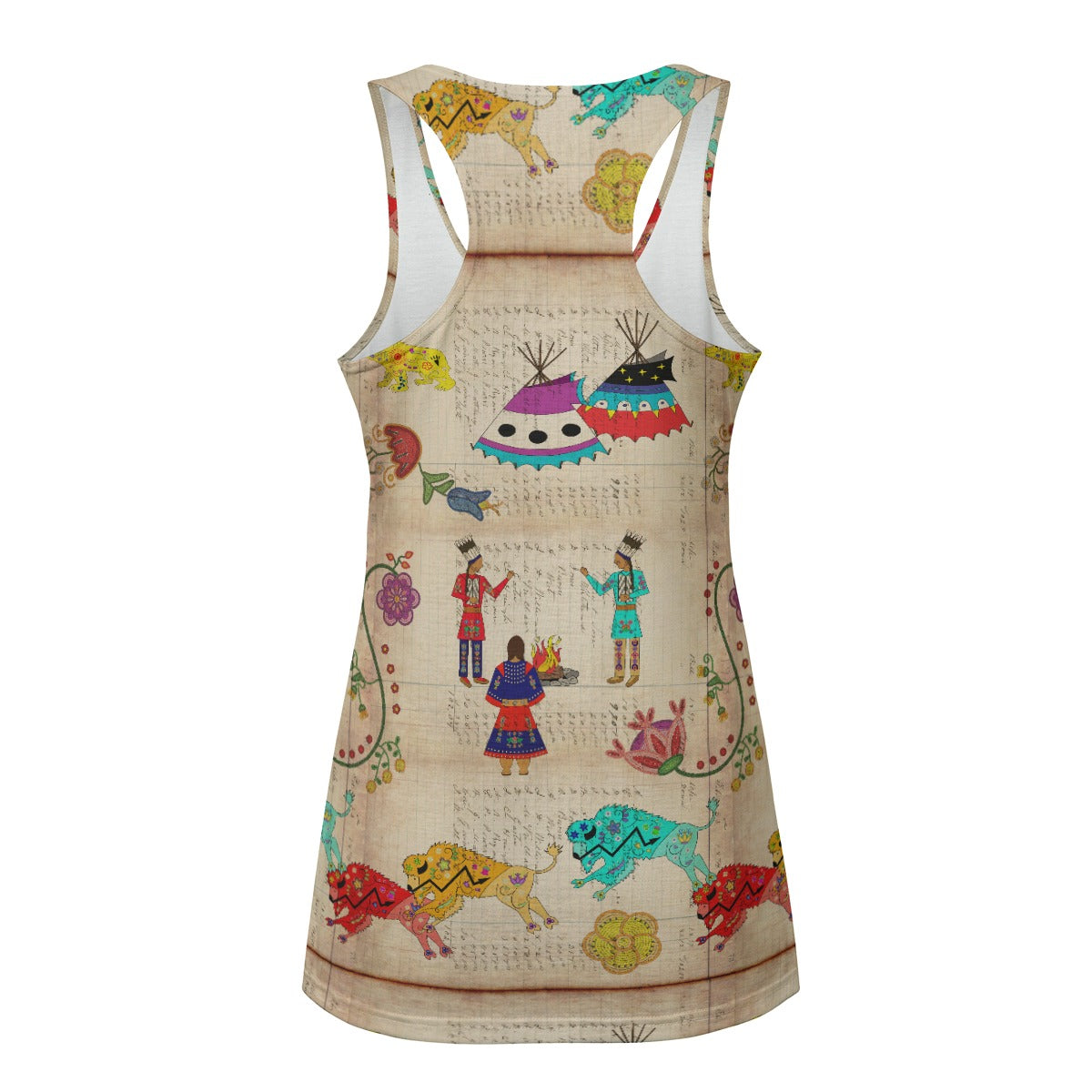 Floral Ledger Way of Life Eco Tank Top