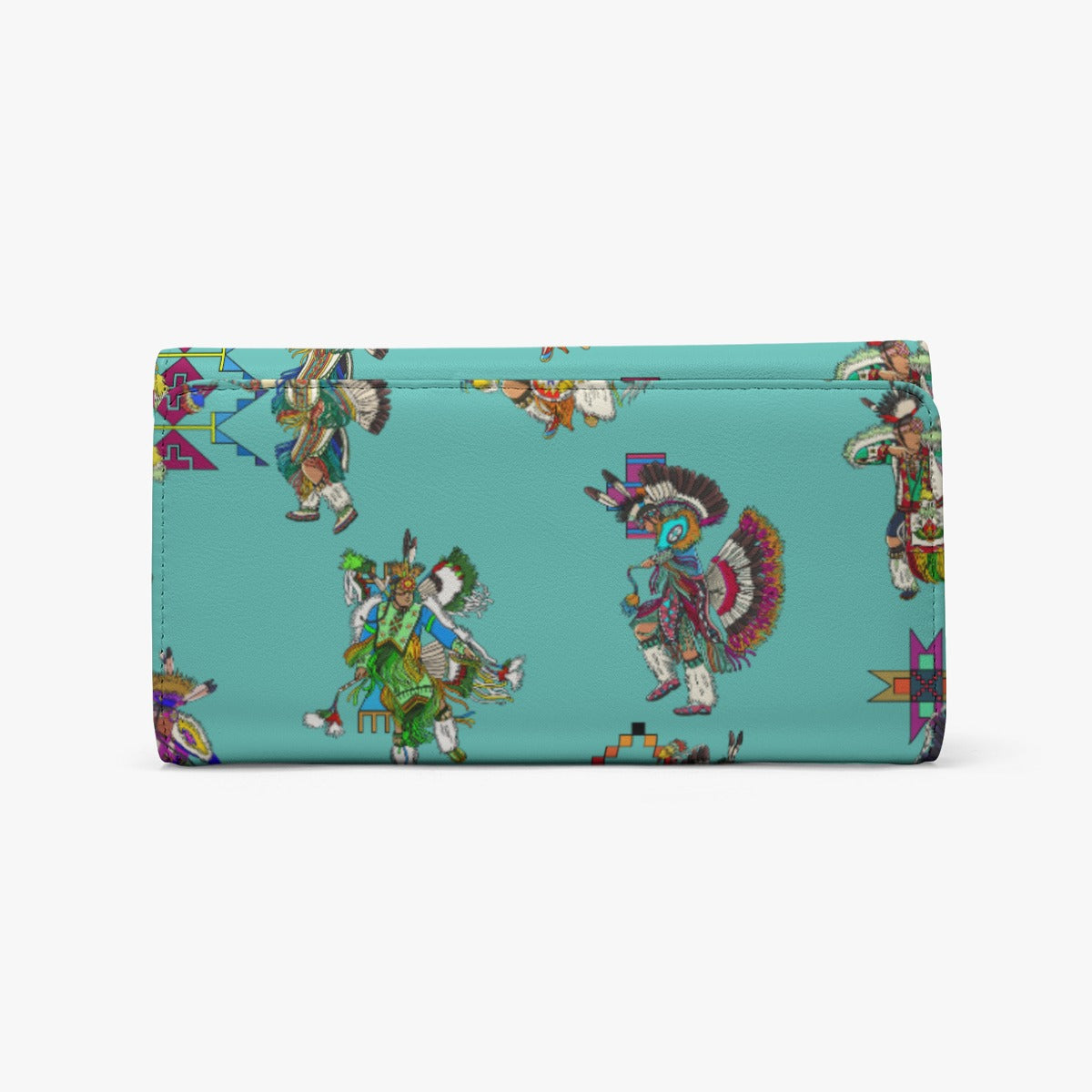 Men's Fancy Dancers Eggshell Blue Foldable Wallet