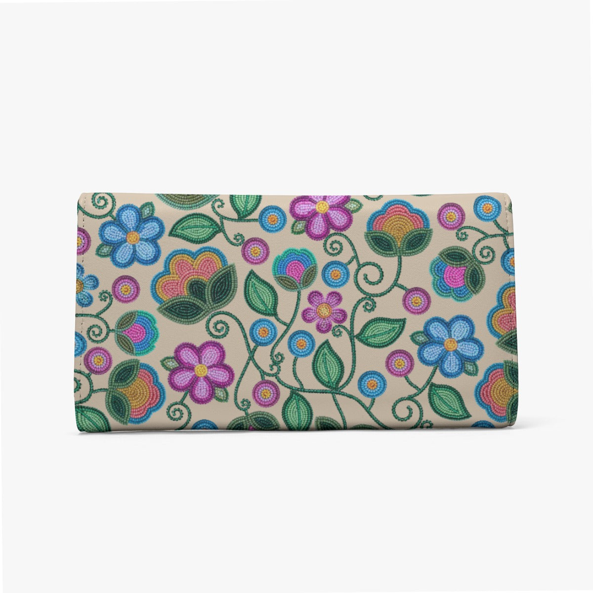 Turquoise Sunbeam Cream Wallet